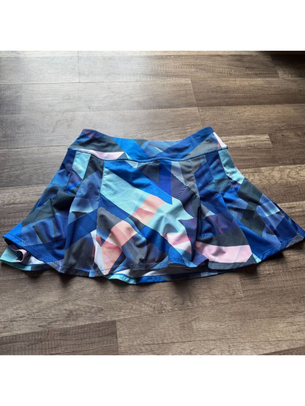 Athleta Womens Geometric Print Skort With Built-In Shorts Size S